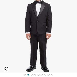Nautica Boys 4-Piece Tuxedo with Dress Shirt, Bow Tie, Jacket and Pants